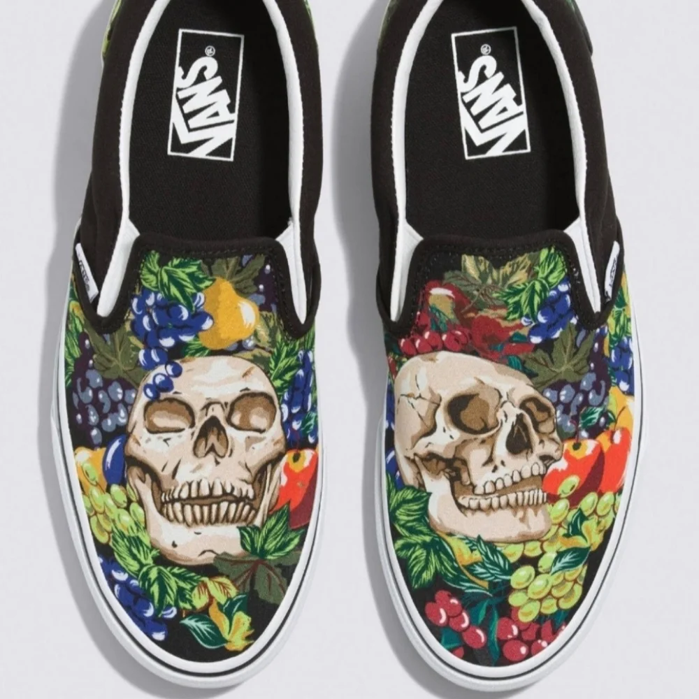 Vans Old Skool Skulls and fruits design Shoes Mens11 New - Picture 8 of 8